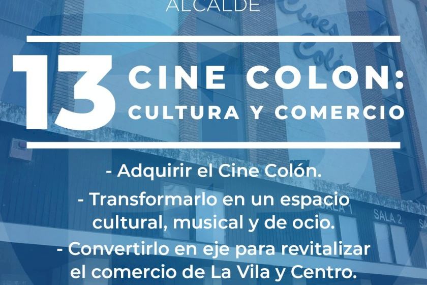 Hernández retomará las negociaciones para que el edificio del Cine Colón sea de todos los alzireños