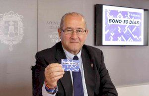 El nuevo 'Bono 30 días' con tarifa plana del Ayuntamiento de Alicante ya se puede solicitar hoy