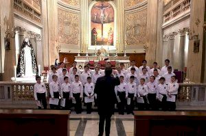 La Escolanía ofrece un concierto en la Iglesia Nacional Española de Santiago y Santa María de Montserrat, en Roma