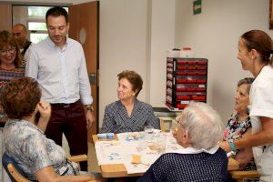 Ximo Huguet continuarà augmentant el nombre de places del Centre de Dia per a persones dependents