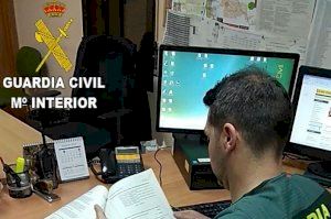 La Guardia Civil procede contra 2 personas implicadas en más de 14 robos con fuerza en viviendas y naves industriales de la comarca de la Ribera Alta