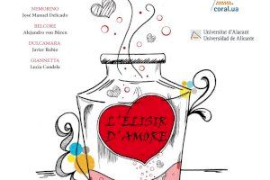 La Coral de la UA interpreta por primera vez una ópera, mañana en al Paraninfo con "L'Elisir d'Amore"