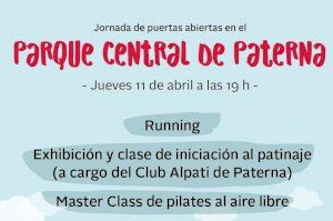 El Parc Central de Paterna acoge mañana sesiones gratuitas de pilates, patinaje y running