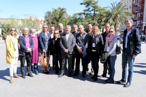 Sagunto recibe a miembros de la Consellería de Educación con motivo de los Ludi Saguntini