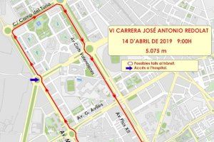 La Carrera José Antonio Redolat discorrerà diumenge pel circuit urbà i per l’interior dels Jardins del Túria