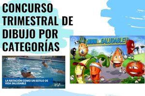 La concejalía de Deportes organiza el I Concurso trimestral de Dibujo por edades del alumnado de las piscinas municipales