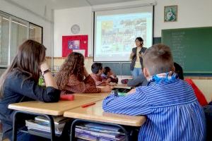 Los centros educativos de Utiel acogen sesiones de educación medioambiental promovidas por el Plan de Movilidad Urbana Sostenible