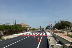 Obras Públicas pone en servicio las obras de mejora de la seguridad vial en la CV-914 a su paso por Almoradí