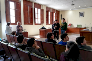 Estudiantes del IES María Carbonell presentan en el Ayuntamiento sus proyectos creados en la Escuela de Emprendedores