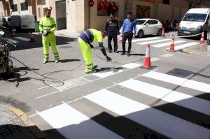 Almassora reforça la seguretat per als vianants a la platja i el nucli urbà