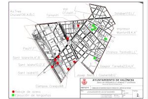 L’Ajuntament adapta 21 passos de vianants al districte de Patraix