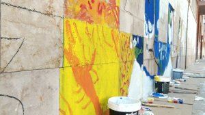 57 estudiantes del CEIP Baladre de primaria pintarán un mural colaborativo con cinco de las obras de Van Gogh