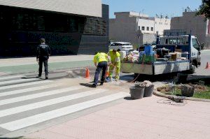 Onda inicia las obras de los pasos de peatones inteligentes que aumentarán la seguridad