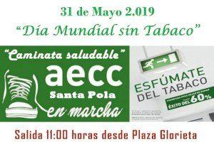 Santa Pola se suma al Día Mundia Sin Tabaco con una caminata saludable el 31 de mayo