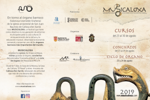El festival de música antigua Musicaloxa regresará a Callosa d’en Sarrià del 23 al 30 de agosto - (foto 3)