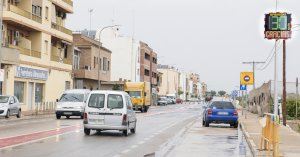 Almussafes instal·la dos radars pedagògics per a reduir la velocitat en la ronda Síndic Antoni Albuixech