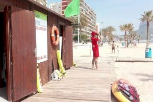 Una plantilla de 35 socorristas velará en Calp por la seguridad de los bañistas a partir de este sábado