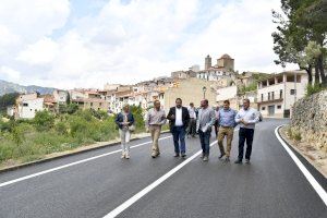 La Diputación concluye una actuación histórica de 6,5 millones en carreteras de la Tinença en su compromiso con #Repoblem
