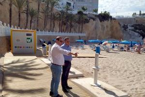 Benidorm mejora los accesos y el puesto de atención sanitaria de la Playa del Mas Pas