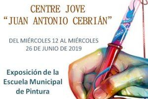 El Centre Jove acoge una exposición de dibujos y cuadros del alumnado del Taller Municipal de Pintura