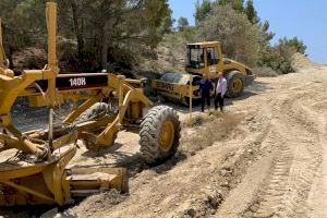 La Vila mejora 30 caminos y pistas forestales dentro del Plan de Prevención de Incendios de la provincia