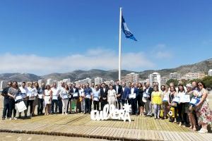 Peníscola rep les dues Banderes Blaves per a la platja Nord i la platja Sud