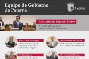 Sagredo reduce el Gobierno de Paterna a 4 grandes áreas y mantiene Industria, Empresas y Universidad