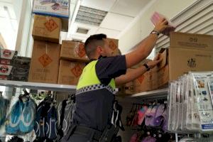 La Policía Local de Alicante comienza las inspecciones para controlar la venta ilegal de material pirotécnico estas Hogueras