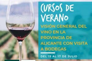 L’Alfàs participa en unos cursos de verano de la UNED sobre la importancia del sector del vino en Alicante