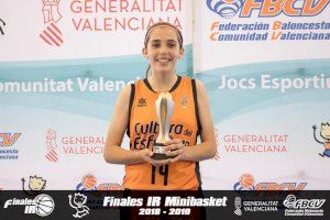 L’almussafenya Marta Iborra, subcampiona d'Espanya Aleví amb el València Basket