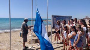 Vinaròs hissa les Banderes Blaves a les platges del Fora Forat i el Fortí