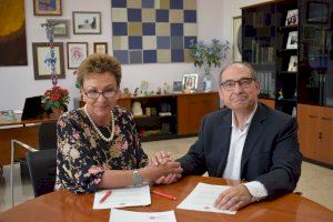 La UMH firma un convenio de colaboración con la Fundación Mainel para realizar actividades relacionadas con entidades benéficas y sociales