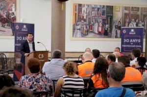 Jorge Rodríguez felicita al voluntariat de Protecció Civil Ontinyent al XXX aniversari de l’agrupació - (foto 4)