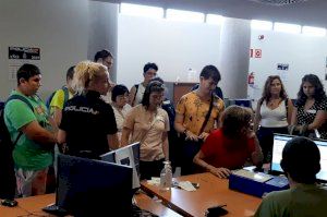 La Policía Nacional recibe a la Fundación Síndrome de Down Castellón