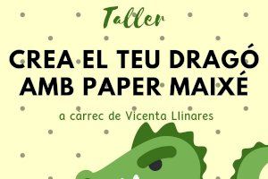 Cultura organiza un taller infantil para realizar dragones en papel maché