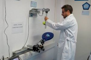 La UPV y Testea Pádel inauguran el primer laboratorio español con tecnología para la calibración de palas de pádel