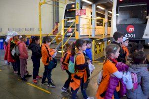 El programa educativo Metroescola de la Generalitat ha recibido la visita de 877 alumnos durante el curso escolar 2018-19