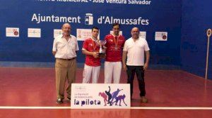 El Club de Pilota Valenciana d´Almenara amb Ximo i Fran es proclama campió Autonòmic de Frontó Valencià