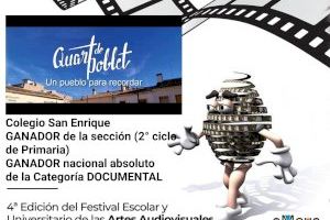 El colegio San Enrique de Quart de Poblet gana el premio al mejor documental “eMove 2019”