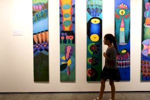 La sala Lametro de la estación de Colón de Metrovalencia acoge una exposición de artistas colombianos