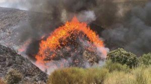 El Consell inicia las actuaciones para paliar los daños producidos por el incendio forestal de Beneixama