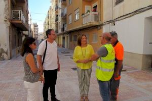 Finalitzen les obres de reurbanització del carrer del Riu i adjacents