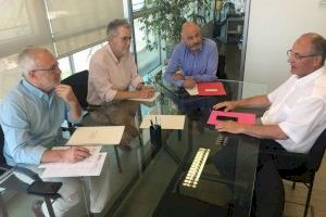 La Conselleria de Obras Públicas reitera su compromiso de contribuir a la financiación de la estación de Albal