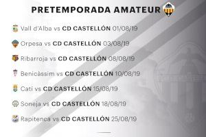 El Amateur del CD Castellón ya conoce los partidos de la pretemporada que arrancarán a principio del mes de agosto