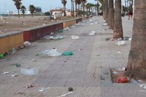 El Ayuntamiento de Burriana intensifica la limpieza diaria de las calles y playas durante el festival Arenal Sound