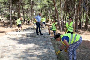 El Ayuntamiento de Onda pone en marcha una nueva brigada agraria para adecuar y limpiar el entorno del castillo