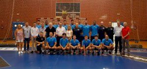 Primer entrenamiento del Balonmano Benidorm en su sexta temporada en Asobal