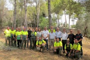 Els treballs neteja al Corral del Petiquillo minimitzen el risc d’incendis