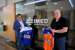 El Balonmano Benidorm renueva su acuerdo de colaboración con el IMED Levante