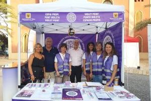 El Punt Violeta sensibilitza a 651 persones en la nit del Castell de l’Olla